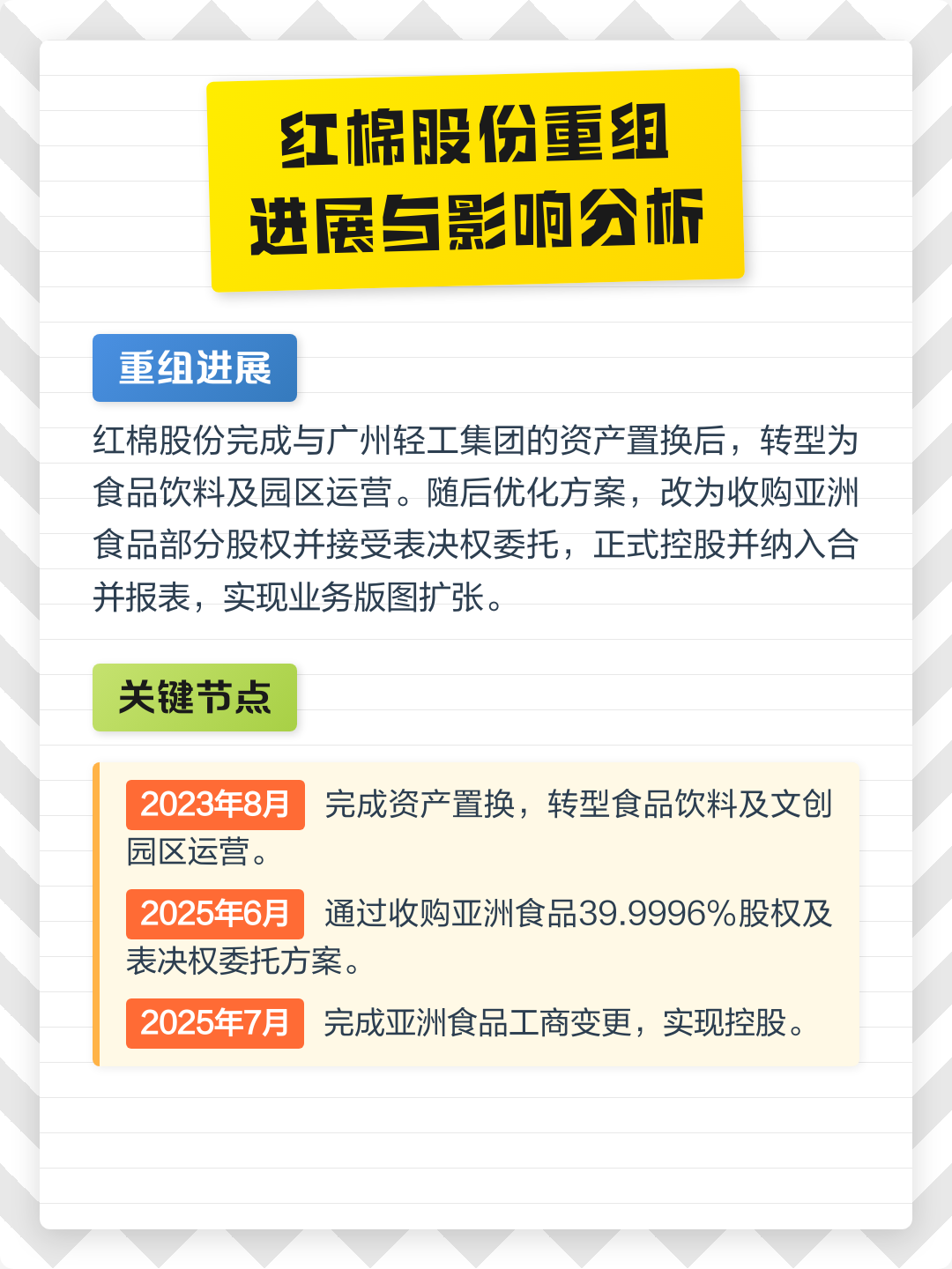河源市食品资产重组(食品资产重组案例)